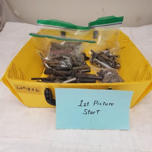 Large Mixed Punches, Bits & Driver Tool Lot Automotive Machinist Tools Lot 826 - Thumbnail 2