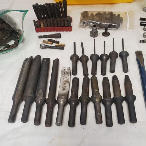 Large Mixed Punches, Bits & Driver Tool Lot Automotive Machinist Tools Lot 826 - Thumbnail 4