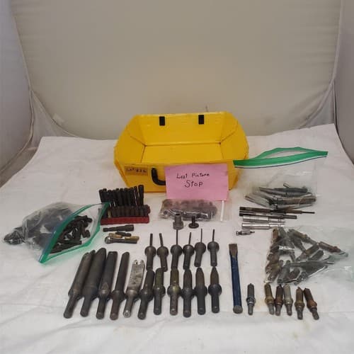 Large Mixed Punches, Bits & Driver Tool Lot Automotive Machinist Tools Lot 826 - Thumbnail 12