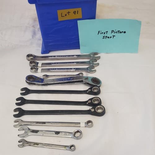 Lot of 11 Assoretd Open End & Reversible Box Wrench LOT-91 - Image 1
