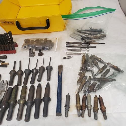 Large Mixed Punches, Bits & Driver Tool Lot Automotive Machinist Tools Lot 826 - Thumbnail 11