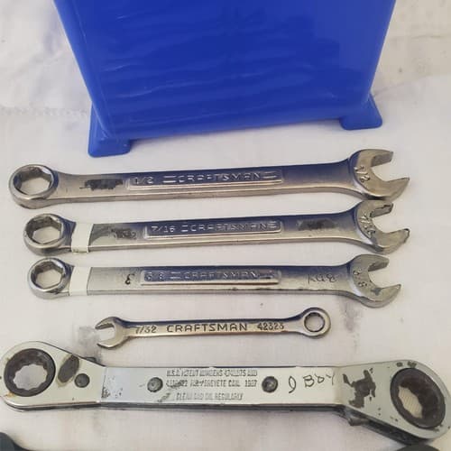 Lot of 11 Assoretd Open End & Reversible Box Wrench LOT-91 - Thumbnail 3