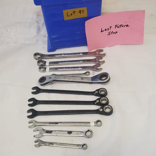 Lot of 11 Assoretd Open End & Reversible Box Wrench LOT-91 - Thumbnail 10