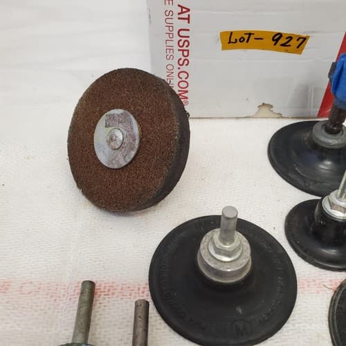 Lot of Rotary Tool Accessories Grinding Wheels, Sanding Drums & More LOT-927 - Thumbnail 4