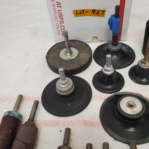 Lot of Rotary Tool Accessories Grinding Wheels, Sanding Drums & More LOT-927 - Thumbnail 6