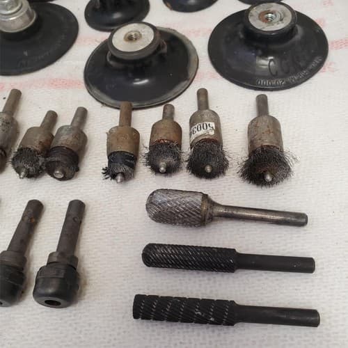 Lot of Rotary Tool Accessories Grinding Wheels, Sanding Drums & More LOT-927 - Thumbnail 8