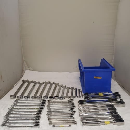 Lot of 49 Assorted Gearwrench Head Spanner, Ratcheting Wrench Set LOT-405 - Image 1