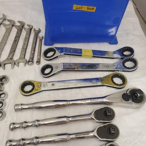 Lot of 49 Assorted Gearwrench Head Spanner, Ratcheting Wrench Set LOT-405 - Thumbnail 6
