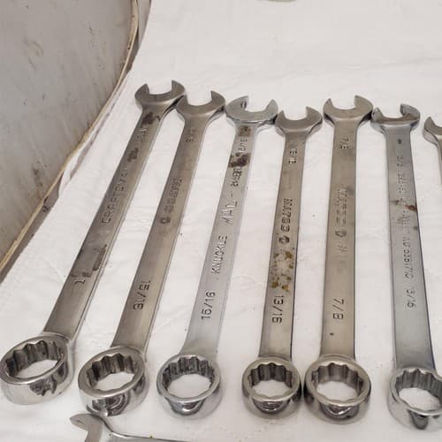 Lot of 49 Assorted Gearwrench Head Spanner, Ratcheting Wrench Set LOT-405 - Thumbnail 4