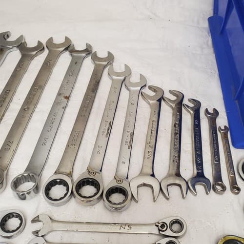 Lot of 49 Assorted Gearwrench Head Spanner, Ratcheting Wrench Set LOT-405 - Thumbnail 5