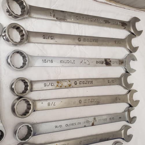 Lot of 49 Assorted Gearwrench Head Spanner, Ratcheting Wrench Set LOT-405 - Thumbnail 10