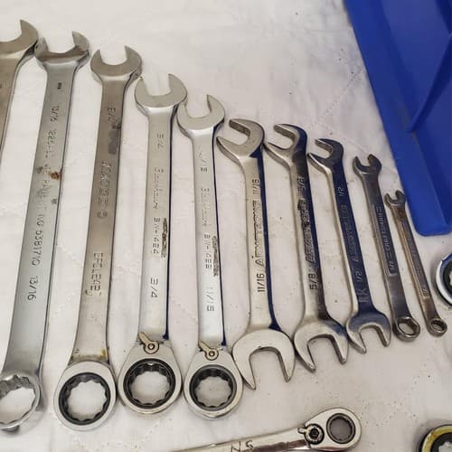 Lot of 49 Assorted Gearwrench Head Spanner, Ratcheting Wrench Set LOT-405 - Thumbnail 11