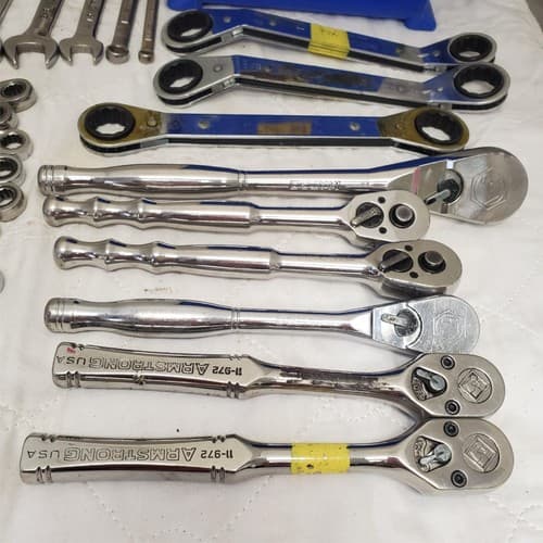 Lot of 49 Assorted Gearwrench Head Spanner, Ratcheting Wrench Set LOT-405 - Thumbnail 18