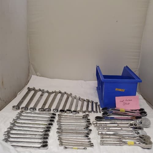 Lot of 49 Assorted Gearwrench Head Spanner, Ratcheting Wrench Set LOT-405 - Thumbnail 19