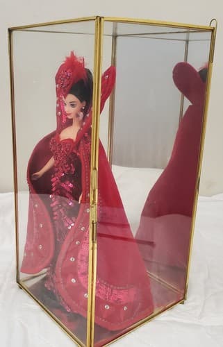 1994 Bob Mackie Queen of Hearts Barbie Limited Edition, Sequins, Cape, Headdress - Thumbnail 3