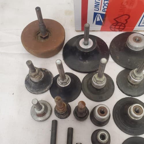 Lot of 20 Assorted Rotary carbide burrs, Backing Pad etc LOT-112 - Thumbnail 3