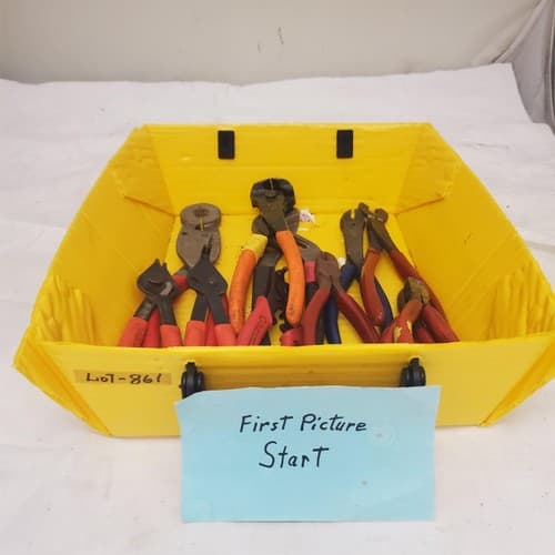 Lot of 11 Assorted Pliers Set Hand Tools for Gripping Cutting & Bending LOT-861 - Thumbnail 2