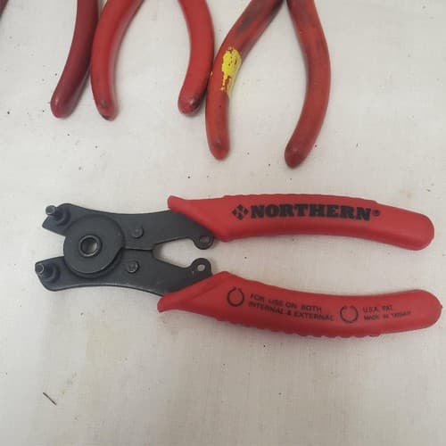 Lot of 11 Assorted Pliers Set Hand Tools for Gripping Cutting & Bending LOT-861 - Thumbnail 9