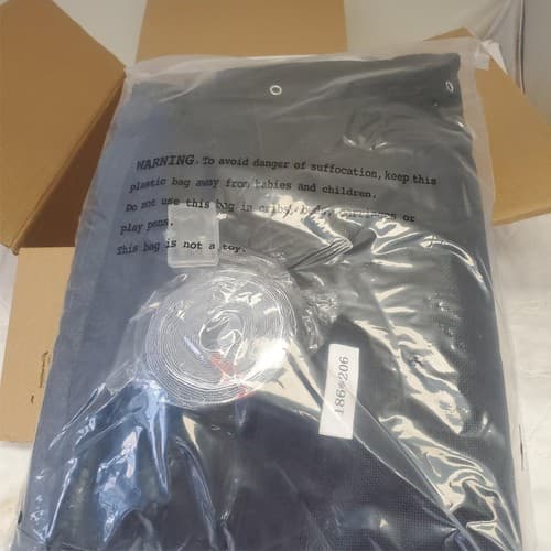 Sliding Magnetic Screen Door 70 to 80 inch Black - Thumbnail 5