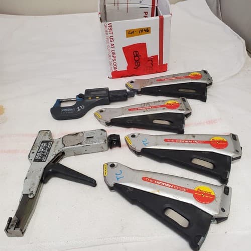 Lot of 6 Assorted Cable Tie Tensioners,Digital Micrometer, & more LOT-1046 - Image 1