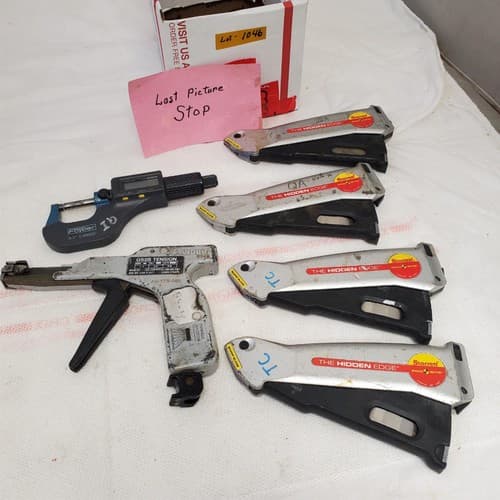 Lot of 6 Assorted Cable Tie Tensioners,Digital Micrometer, & more LOT-1046 - Thumbnail 13