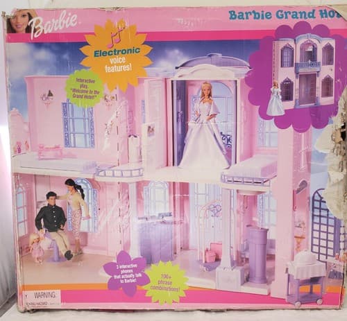 2001 Mattel Barbie Grand Hotel with Electronic Voice Features - Thumbnail 4
