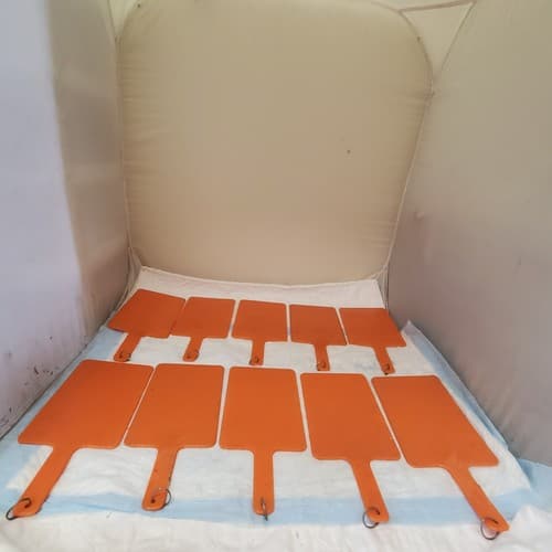 Lot Of 10 AERO Safety Marshalling Paddles 3-82345 - Thumbnail 2