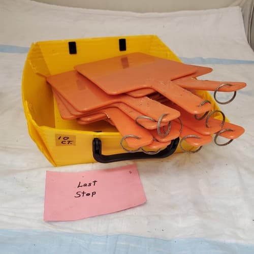 Lot Of 10 AERO Safety Marshalling Paddles 3-82345 - Thumbnail 7