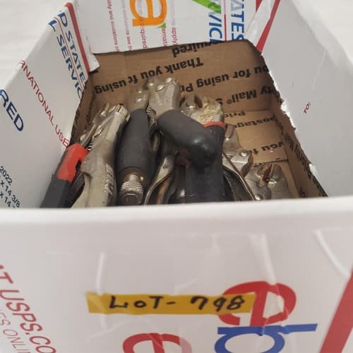 Lot of 8 Assorted Adjustable Locking Pliers Set LOT-798 - Thumbnail 4