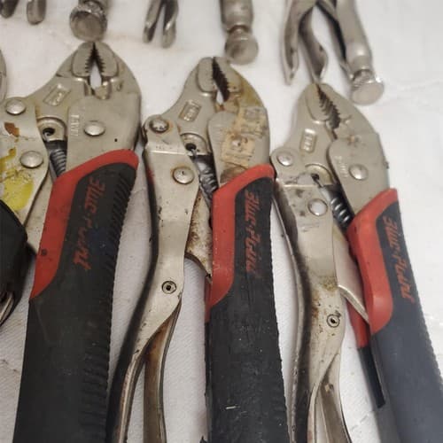 Lot of 8 Assorted Adjustable Locking Pliers Set LOT-798 - Thumbnail 6