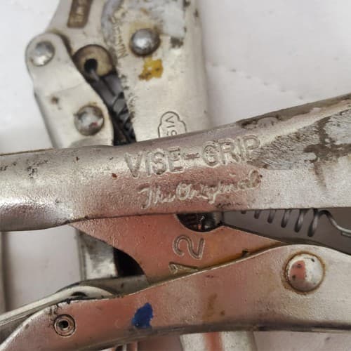 Lot of 8 Assorted Adjustable Locking Pliers Set LOT-798 - Thumbnail 9