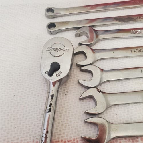 Lot of Snap on combination Wrench & Sockets LOT-1056 - Thumbnail 6