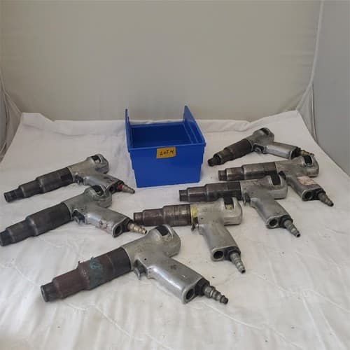 Cleco Pneumatic Pistol Grip 1/4" Air Tool Screwdriver/Nutrunner Air Tools Lot-4 - Thumbnail 4