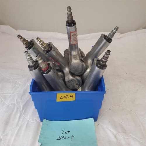 Cleco Pneumatic Pistol Grip 1/4" Air Tool Screwdriver/Nutrunner Air Tools Lot-4 - Thumbnail 2