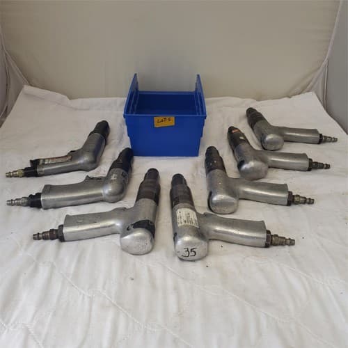 Cleco Pneumatic Pistol Grip 1/4" Air Tool Screwdriver/Nutrunner Air Tools Lot-5 - Image 1