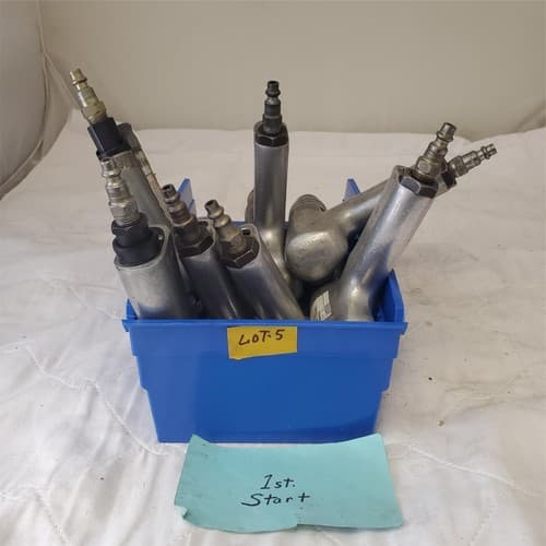 Cleco Pneumatic Pistol Grip 1/4" Air Tool Screwdriver/Nutrunner Air Tools Lot-5 - Thumbnail 2