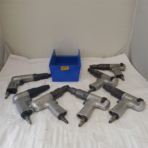 Cleco Pneumatic Pistol Grip 1/4" Air Tool Screwdriver/Nutrunner Air Tools Lot-5 - Thumbnail 4