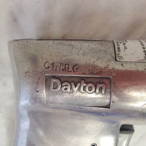 Dayton Pistol Grip Pneumatic Air Drill Air Tool BB-15 - Thumbnail 2