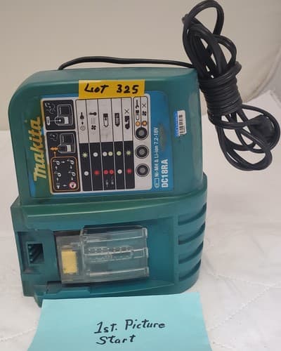 Makita DC18RA S 120V Rapid Battery Charger Li-Ion Fast Charging Tool LOT-325 - Thumbnail 2