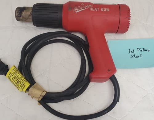 Milwaukee 570/1000 F Heat Gun Dual temperature Heavy Duty 731-586749 Lot-443 - Image 1