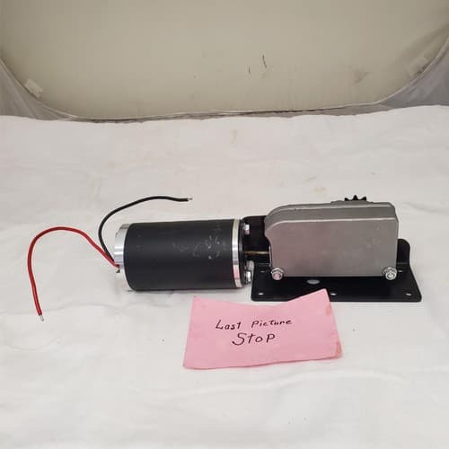 Electric Motor with Gearbox & Assembly For RV BAL Accu-Slide Cable System - Thumbnail 4