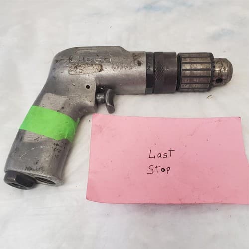 Cleco Pistol Grip Pneumatic Air Drill Air Tool VV-32 - Thumbnail 4