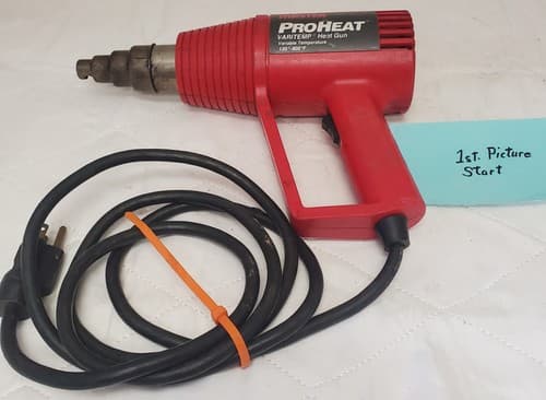 Master Appliance 120V PH-1200 Proheat Varitemp Heat Gun LOT-591 - Image 1