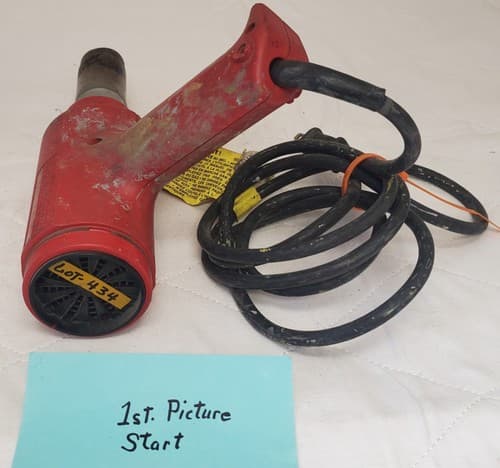 Vintage Milwaukee 570/1000 F Heat Gun Dual temperature 731-617535 Lot-434 - Thumbnail 2
