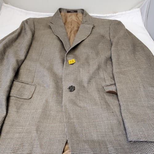 Joseph Abboud Collection Men's Textured Blazer Suit Jacket Sport Coat 40L - Thumbnail 2
