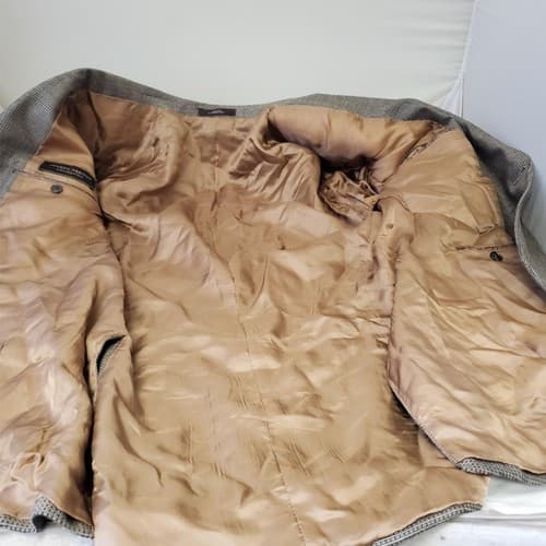 Joseph Abboud Collection Men's Textured Blazer Suit Jacket Sport Coat 40L - Thumbnail 5