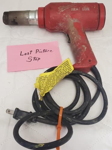 Vintage Milwaukee 570/1000 F Heat Gun Dual temperature 731-617535 Lot-434 - Thumbnail 6