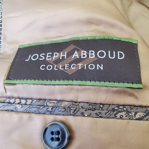 Joseph Abboud Collection Men's Textured Blazer Suit Jacket Sport Coat 40L - Thumbnail 4