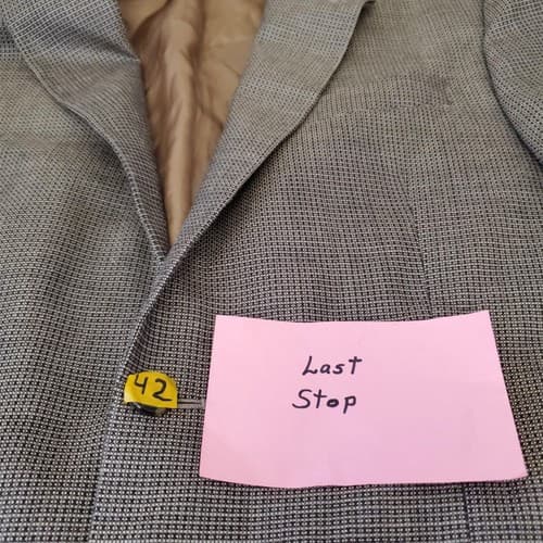 Joseph Abboud Collection Men's Textured Blazer Suit Jacket Sport Coat 40L - Thumbnail 10