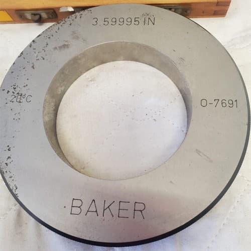 Baker 0-7691 3.59995" IN Ring Bore Gage Machinist Tool LOT-1135 - Thumbnail 5